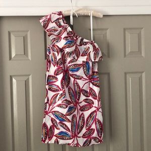 J. Crew one shoulder dress